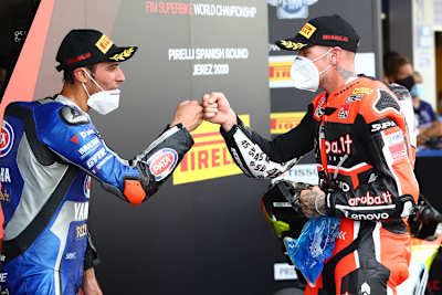 Toprak Razgatlioglu kam in Jerez nicht an Sieger Redding (Ducati) ran