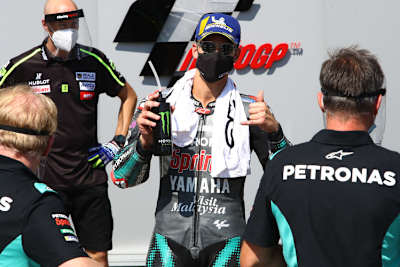 Fabio Quartararo ist guter Dinge