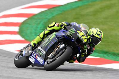 Noch läuft es für Valentino Rossi in Österreich nicht nach Wunsch