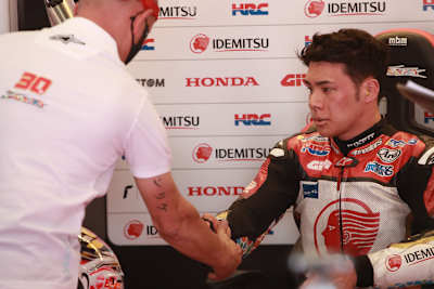 Mit P7 nach dem Neustart war Takaaki Nakagami nicht zufrieden