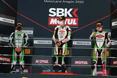 Oft nehmen Kawasaki-Piloten das gesamte Podium in Beschlag