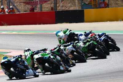 In der Supersport-WM 300 geht es zur Sache