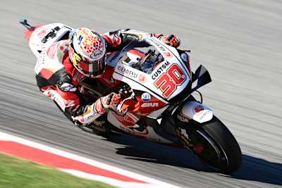 Takaaki Nakagami auf dem «Circuit de Barcelona-Catalunya»