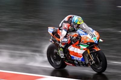 Tapfer: Frisch operierter Leandro Mercado hielt Magny-Cours durch