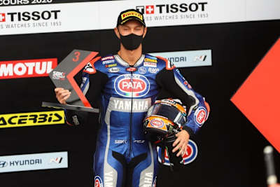 Michael van der Mark sorgte im Superpole-Race für das einzige Podium für das Yamaha-Werksteam