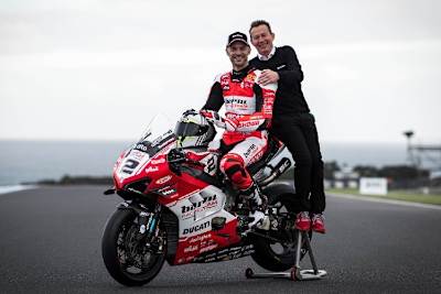 Als dieses Foto entstand, ahnte Marco Barnabo (re) noch nichts von den Problemen 