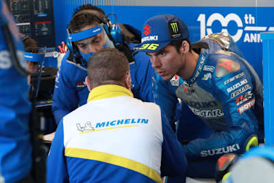 Die Suzuki-Box stellte sich laut Taramasso am schnellsten auf den Reifen ein