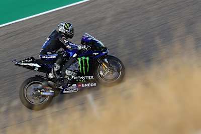 Maverick Viñales ließ es am Samstagmorgen etwas ruhiger angehen