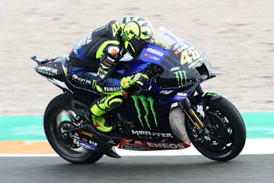 Valentino Rossi saß erstmals seit dem 11. Oktober wieder auf seiner Yamaha M1