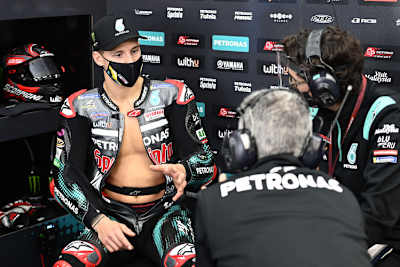 Fabio Quartararo ist in der Box ein Teamplayer