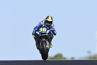 Weltmeister Joan Mir gehört auch in Portimao zu den schnellsten Fahrern des MotoGP-Feldes