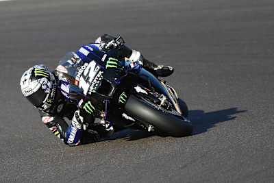 Maverick Viñales sitzt hier noch auf der alten M1
