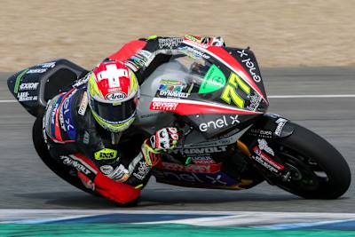 Dominique Aegerter auf der Energica Ego Corsa