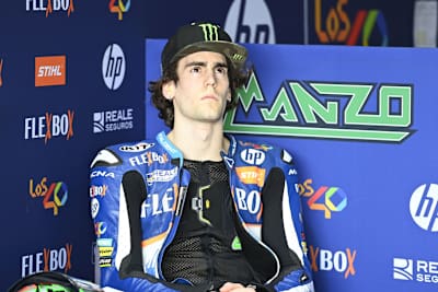 Stefano Manzi schied ohne eigene Schuld aus