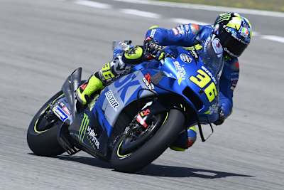 Joan Mir testete am Montag auch den 2022er Motor von Suzuki