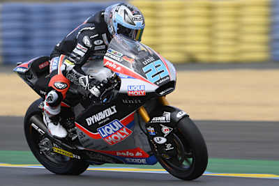 Marcel Schrötter arbeitete sich im Verlauf der Session und bei abtrocknender Strecke immer weiter nach vorn