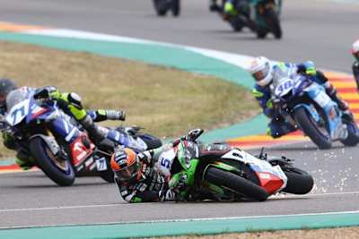 Philipp Öttl war im zweiten Lauf früh gestürzt