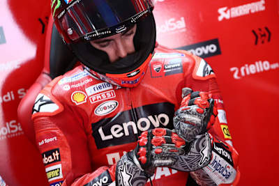 Pecco Bagnaia will sich gleich an die Arbeit machen