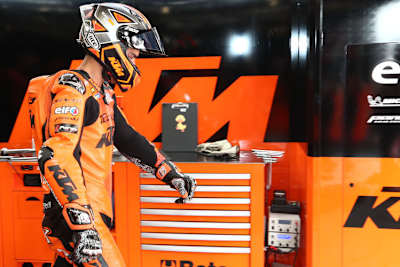 Danilo Petrucci auf dem Weg zur Arbeit