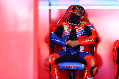 Leon Haslam hatte in Misano nicht viel zu lachen