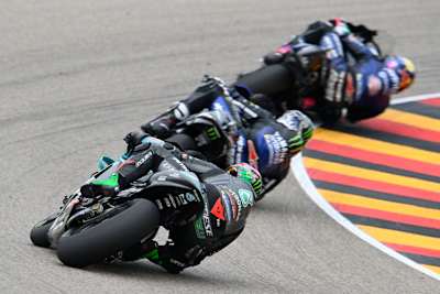 Franco Morbidelli hinter Maverick Viñales und Enea Bastianini