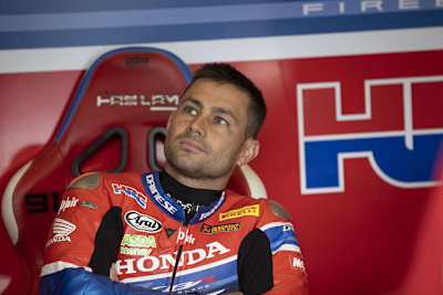 Nicht nur im Training schnell: Leon Haslam zeigte auch im Rennen ein gutes Tempo