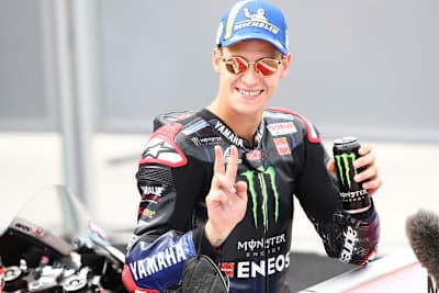 Fabio Quartararo ist mit dem dritten Startplatz zufrieden