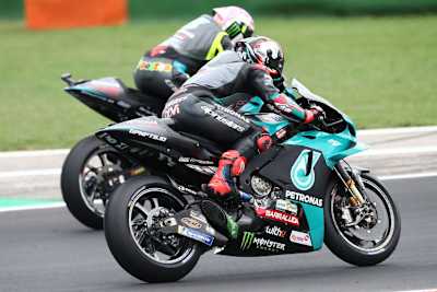 Valentino Rossi und Andrea Dovizioso kämpften in Misano am Ende des Feldes