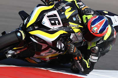 In Aragon werden wir die gelbe BMW M1000RR von Gabriele Ruiu sehen