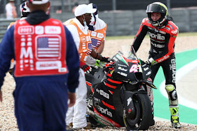 Bitter: Aleix Espargaró kassierte innerhalb von drei Tagen fünf Stürze