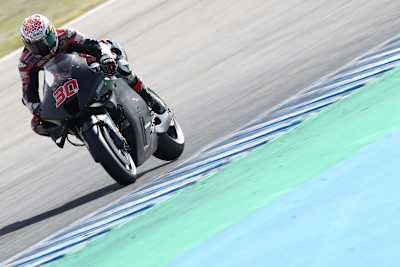 Takaaki Nakagami auf dem Prototyp der 2022er-RC213V