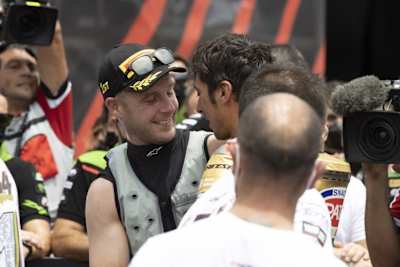 Jonathan Rea und sein Bezwinger Toprak Razgatlioglu