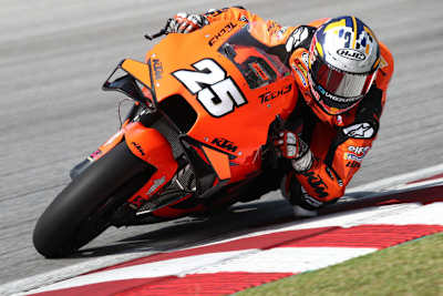 Raúl Fernández am Dienstag in Sepang