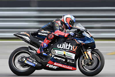 Andrea Dovizioso auf der M1 in den neuen WithU-Farben