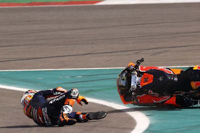 Der Sturz brachte Acosta nicht aus dem Konzept