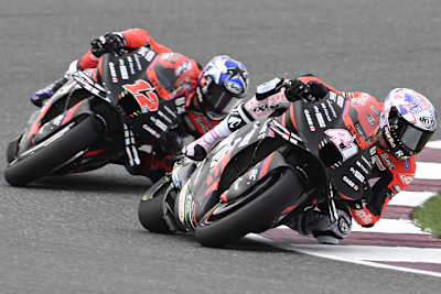 Aleix Espargaró wäre am Freitag beinahe mit Teamkollege Maverick Viñales kollidiert