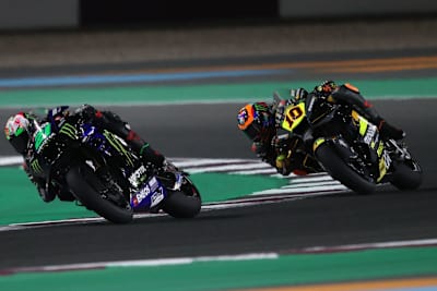 Franco Morbidelli vor Luca Marini