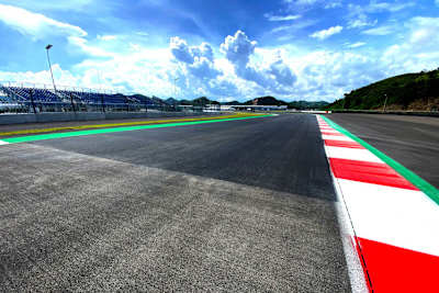 Ein Teil des Mandalika Circuits wurde im vergangenen Monat erneuert