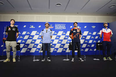 MotoGP-Pressekonferenz am Donnerstag in Argentinien