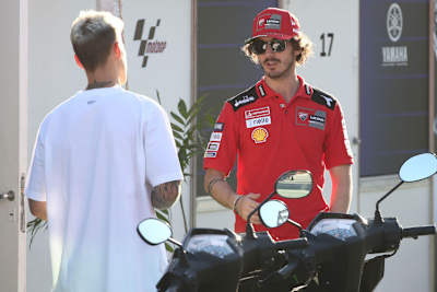 Weltmeister und Vize des Vorjahres: Fabio Quartararo und Pecco Bagnaia im Gespräch
