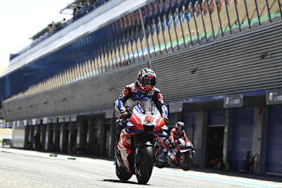 Johann Zarco lag um 13 Uhr in Jerez an der Spitze