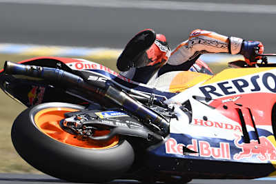 In Kurve 7 vergeigte er sich die schnelle Rund kurz vor dem Ende in FP2