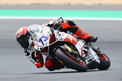 Max Kofler muss sich weiter an die SSP-Ducati gewöhnen