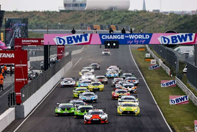 Der Audi R8 LMS des Siegerduos Weerts/Vanthoor startete von der Pole-Position in Zandvoort