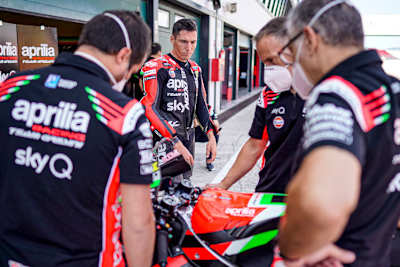 Das Engagement der Aprilia-Truppe überzeugt Aleix Espargaró