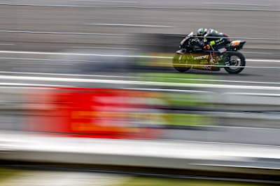 Luca Marini auf der 507 m kurzen Start-Ziel-Gerade