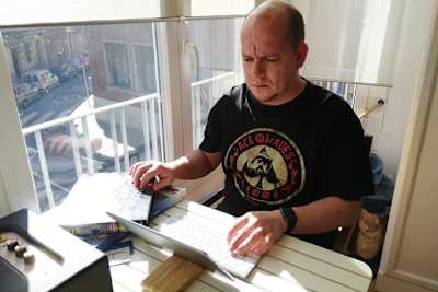 Abel Cruz im Homeoffice