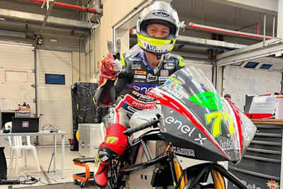 Domi Aegerter in Jerez