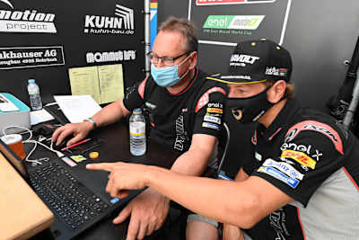 Domi Aegerter (rechts) mit Gero Beetz