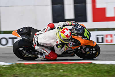 Domi Aegerter bei seinem Debüt auf der NTS